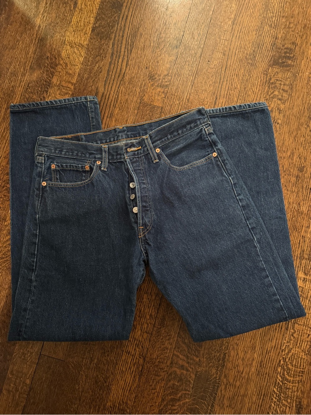 Levi’s 501 Dark Blue Men’s Jeans button fly